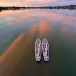 Botel Seezeit Im Hausboot Mit Kamin & Sauna Schwielochsee