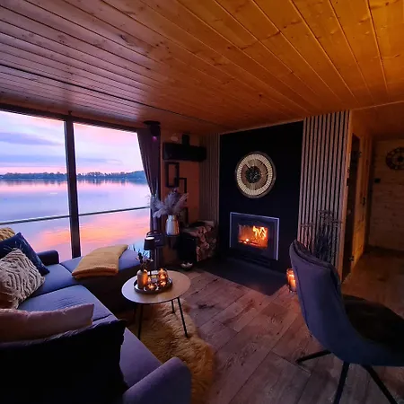 Seezeit Im Hausboot Mit Kamin & Sauna 船屋